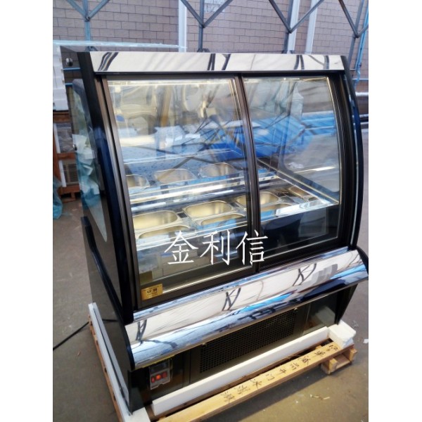 供應(yīng)安琪牌新款前移門(mén)冰淇淋柜.豪華