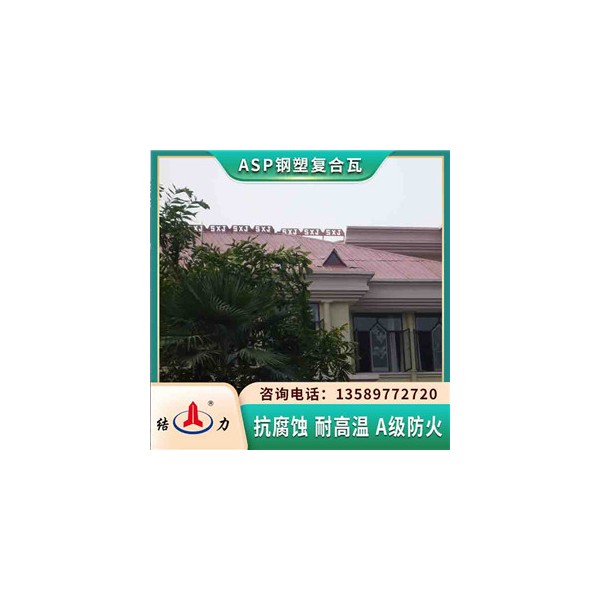 鋼塑復(fù)合瓦 山東滕州asp耐腐瓦 廠房